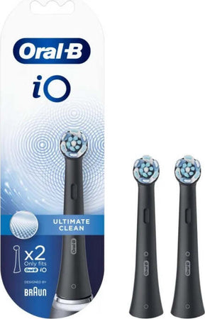 2-Testine-di-Ricambio-Ultimate-Clean-Nero-per-Oral-B-iO-3753,-3758