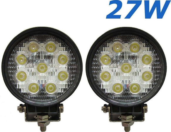 2 X 27W LED WORK LUCE LAMPADA FARO DA LAVORO FARETTO AUTO BARCA SUV DC 12V 24V Auto e Moto/Parti per auto/Luci lampadine e indicatori/Lampadine/Lampadine per esterno Trade Shop italia - Napoli, Commerciovirtuoso.it