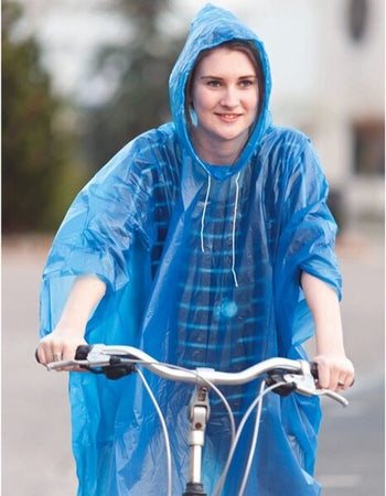 2-X-Poncho-Impermeabile-Mantello-Universale-Con-Cappuccio-Mantella-Pioggia-Vento