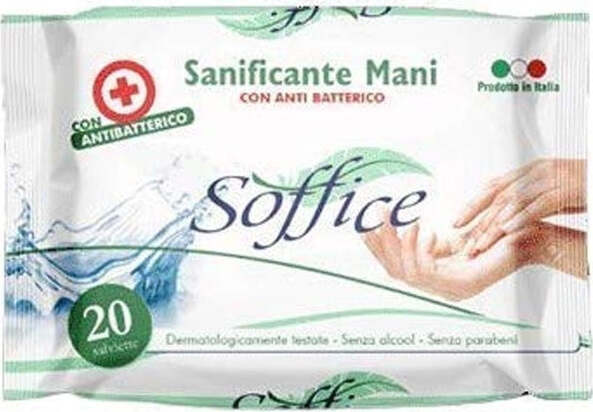 20-Salviette-Sanificante-Igienizzante-Per-Mani-Con-Antibatterico-Senza-Alcool