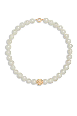 Tory Burch Bijoux Gold pearl da donna