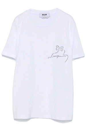 MSGM T-shirt e Polo Bianco da donna