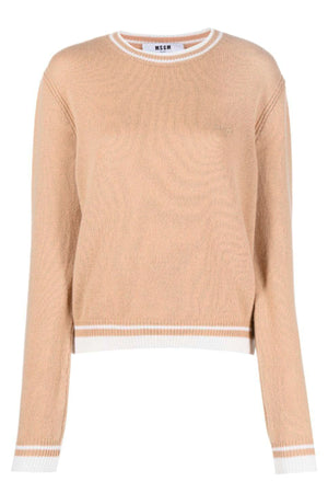 MSGM Maglie Beige da donna