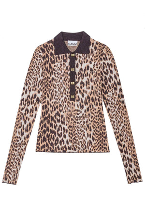 GANNI T-shirt e Polo Marrone da donna