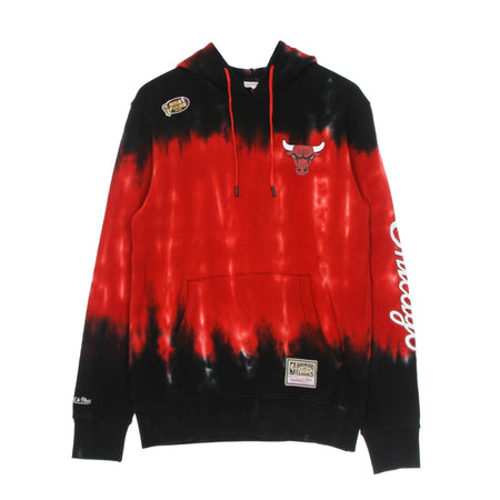 MITCHELL & NESS Felpa Leggera Cappuccio Uomo Nba Tie-dye Hoodie Hardwood Classics Chibul Original Team Colors da uomo