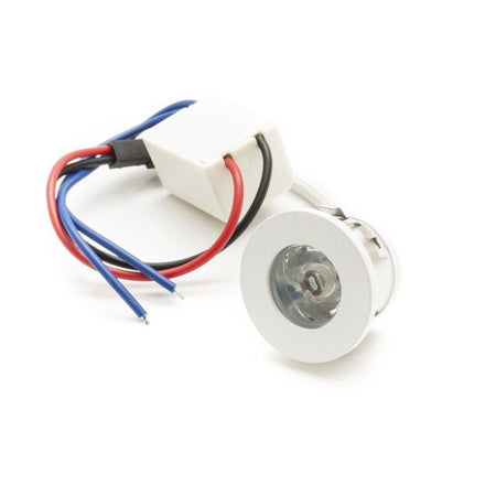 Faretto Led Incasso 1w Bianco Punto Luce Segnapassi Luce Fredda 6500k Con Driver