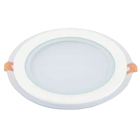 Pannello Led Incasso Luce 3000k-6500k 18w Tondo Am-cr-18 Con Bordo Traparente 00656