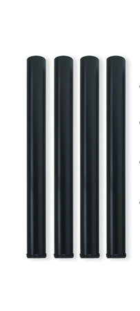 Gambe regolabili per tavolo Ø60x710mm, kit di 4 piedi per tavolo in acciaio, altezza regolabile 710-730mm