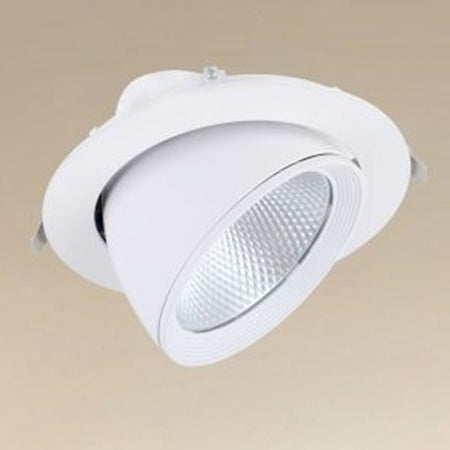 Faretto Led Da Incasso 40w 4400lm Bianco Orientabile Luce 3000k-6500k Ip20 00779