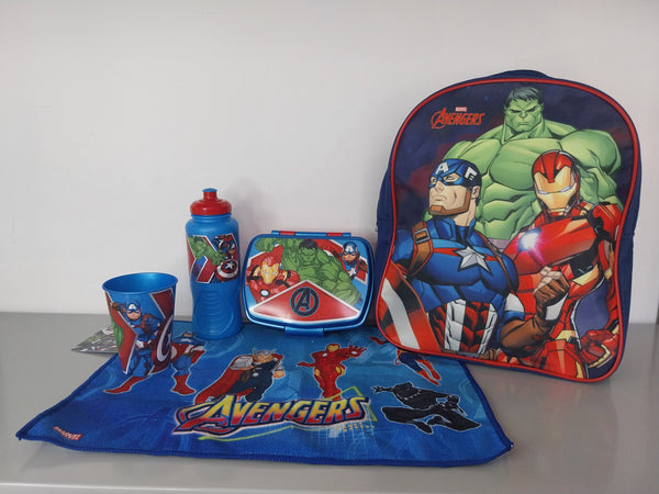 SET 5 PEZZI ASILO AVENGERS