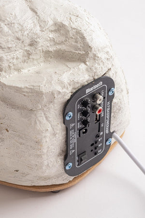 Orso polare decorativo "Barrow" in poliresina con movimento per decorazione natalizia