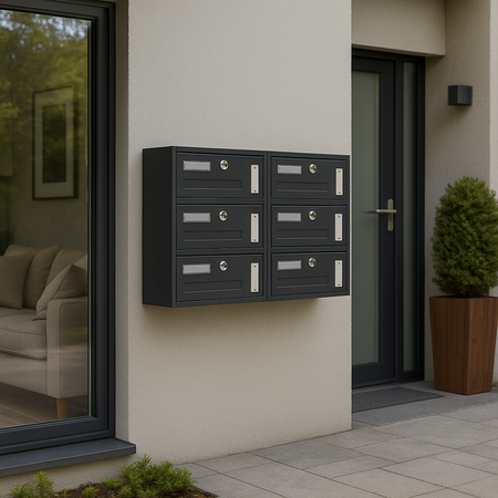 Cassetta postale condominiale da muro buca lettere componibile "Made in Italy"