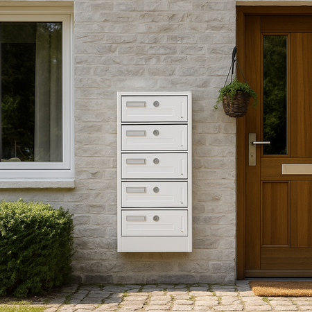 Cassetta postale condominiale da muro buca lettere componibile "Made in Italy"