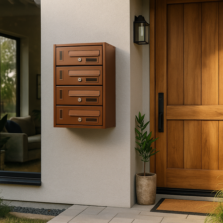 Cassetta postale condominiale da muro buca lettere componibile "Made in Italy"