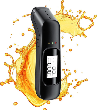 Alcol Test Portatile Etilometro Display Misuratore Grado Alcool Alta Precisione