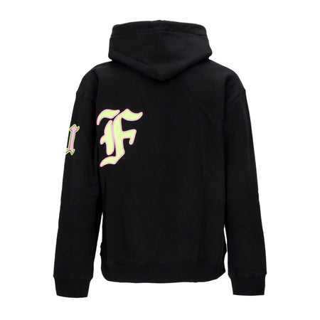 HUF Felpa Cappuccio Uomo Fly Die Po Hoodie Black da uomo