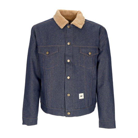 CATERPILLAR Jeans Uomo Denim Tracker Jacket Raw Unwashed da uomo