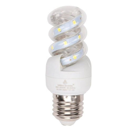Lampadina Led E27 7w 665lm Tortiglione Vortice Spirale Luce Fredda Naturale Calda