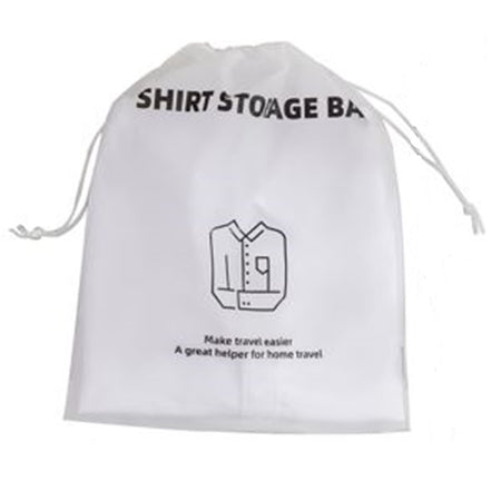 Set 3pz Organizer Viaggio Casa Sacco Borsa Camicie Maglie 28x34cm Con Coulisse 87705