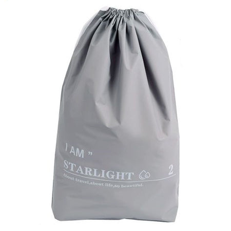 Set 3 Organizer Viaggio Casa Borsa Impermeabile Organizzatore Valigia Grigio 30x40cm 87709