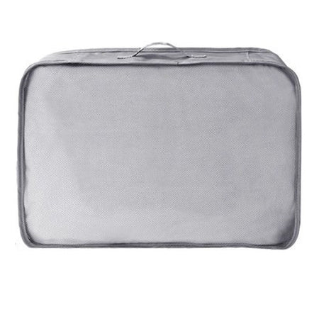 Organizer Viaggio Organizza Valigia Bagagli Borsa Per Vestiti 40x30x12cm Grigia 87720