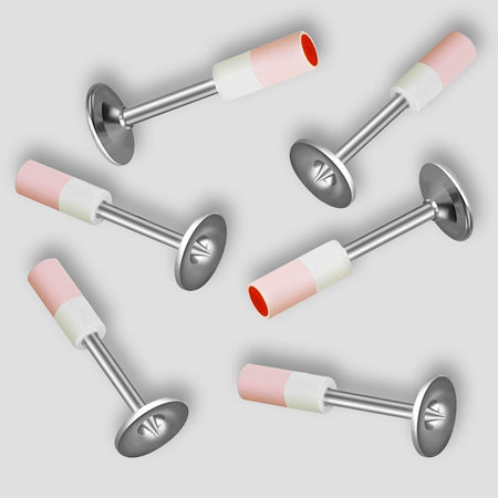 100pz Chiodi Per Pistola Sparachiodi Rivetti Strumento Fissaggio Per Cemento Ferro