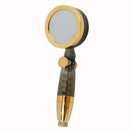 Doccetta Soffione Multigetto Doccia Bagno Bombata Con Pulsante Ventola Spirale 87531