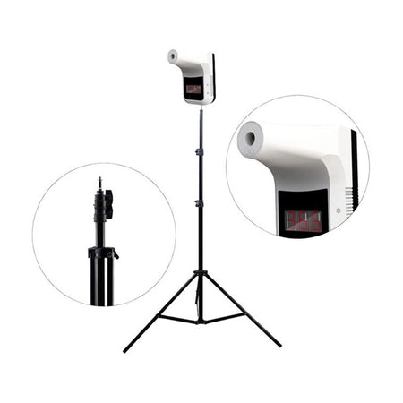 Termometro A Infrarossi Da Parete Con Treppiede Cavalletto Display Digitale Gp-100