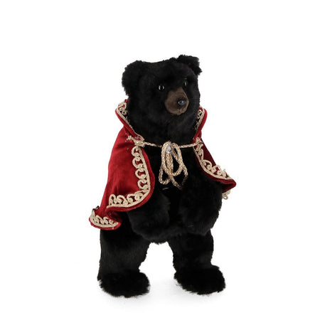 Orso bruno decorativo "Tayler" in poliestere per decorazione natalizia