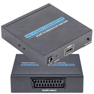 Convertitore Adattatore Da Presa Scart Femmina A Hdmi Femmina Per Audio E Video