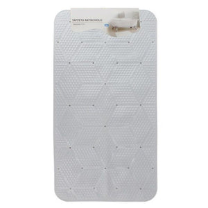 Tappeto In Pvc Antiscivolo Per Vasca Da Bagno Doccia 70x37cm Effetto Geometrico 59619