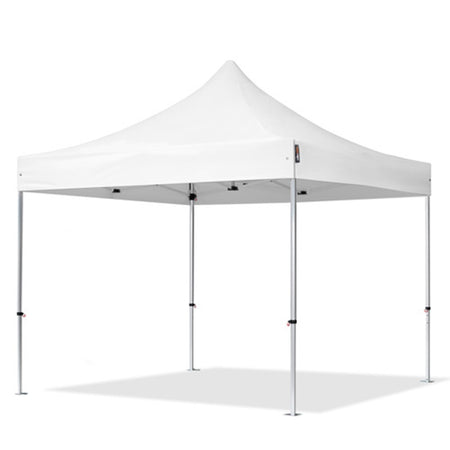 Gazebo Pieghevole Giardino 3x3x3mt Tenda Telo Bianco Padiglione Mercati Sagre 222715
