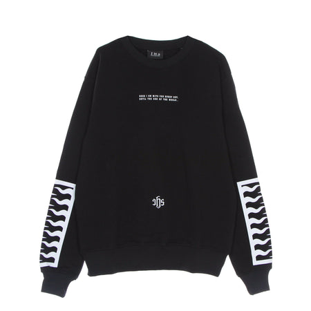IHS Felpa Leggera Girocollo Uomo Arcangelo Sweatshirt Black da uomo