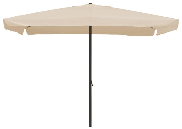 Ombrellone Da Giardino Esterno Balcone Terrazzo Beige 3x2 Mt Con Manovella 223221