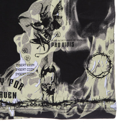 IHS Maglietta Uomo Clouds & Flames Tee Black/multi da uomo