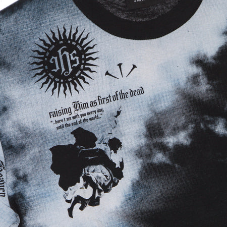 IHS Maglietta Uomo Clouds & Flames Tee Black/multi da uomo