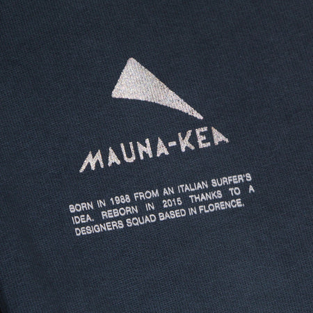 MAUNA-KEA Felpa Leggera Cappuccio Zip Uomo Zipped Hoodie Blue/sand da uomo