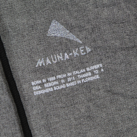 MAUNA-KEA Felpa Leggera Cappuccio Uomo Moleskin Double Hoodie Stone Washed da uomo