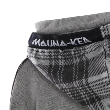 MAUNA-KEA Felpa Leggera Cappuccio Uomo Moleskin Double Hoodie Stone Washed da uomo