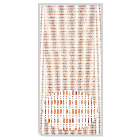 Tenda Moschiera Con Fili Perline Colore Marrone In Pvc 100x220 Cm Decoro Tpl10 017330