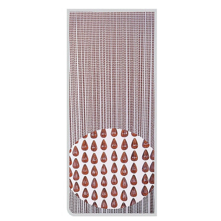 Tenda Moschiera Antimosche Con Perline Grandi Marrone In Pvc 120x230cm Tpl74 017400