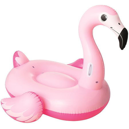 Fenicottero Gonfiabile 191x178cm Cavalcabile Con Maniglie Estate Piscina Mare 016103