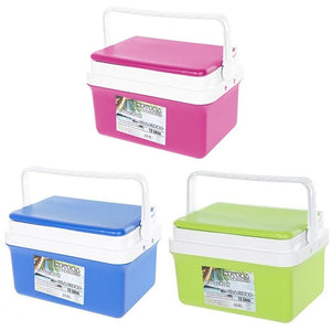Frigo Borsa Termica Frigorifero Portatile Con Coperchio Piatto Da 15 Lt Con Maniglia