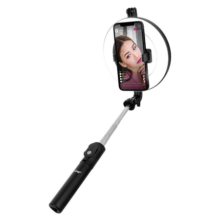 Lampada Led Da 6 Pollici + Stick Con Supporto Telefono Cellulare Bluetooth 4.0