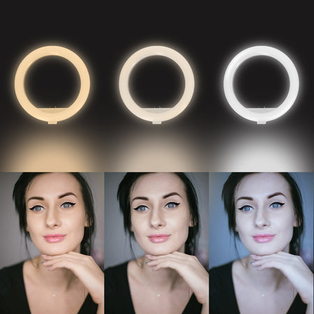 Lampada Led Da 6 Pollici + Stick Con Supporto Telefono Cellulare Bluetooth 4.0