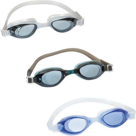 Occhialini Da Nuoto Hydro Pro Actiwear 14+ Anni In Silicone Regolabile 3 Colori 21051y