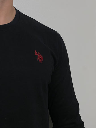 T-shirt manica lunga nera