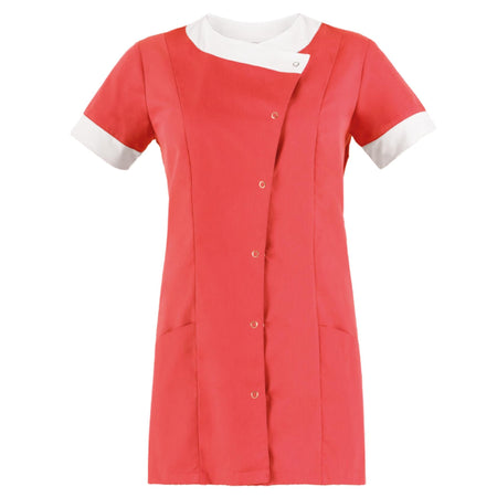 Casacca Monica Corallo M Casacca Donna Manica Corta Asilo Estetica Pulizie