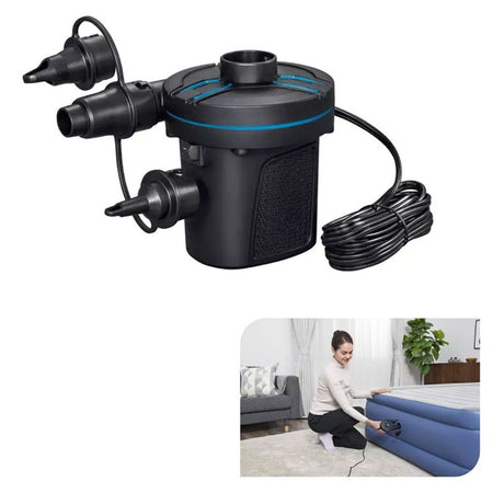 Pompa Di Gonfiaggio Elettrica Powertouch Corrente Continua Dc Caricatore 12v 680l/m 62257
