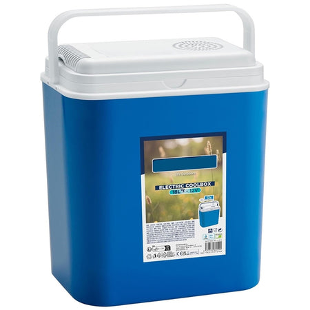 Frigorifero Elettrico 12v 18lt Borsa Termica Blu/bianco Per Viaggi Picnic Campeggio 860195
